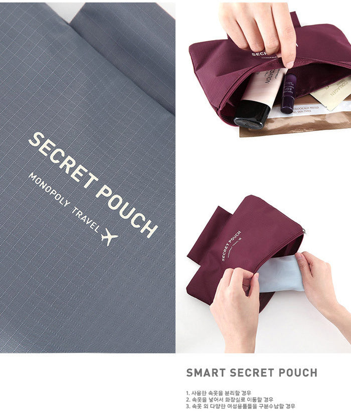 Travel Underwear and Bra Organizer Bag – Portable Lingerie Storage Pouch with Compartments for Socks, Panties, and Bras