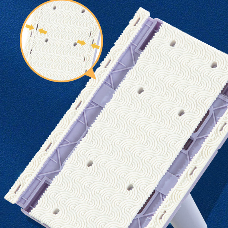 Flat Microfiber Floor Mop with Reusable Cleaning Pads – 360° Rotating Dust Mop for Hardwood, Tile & Laminate Floors