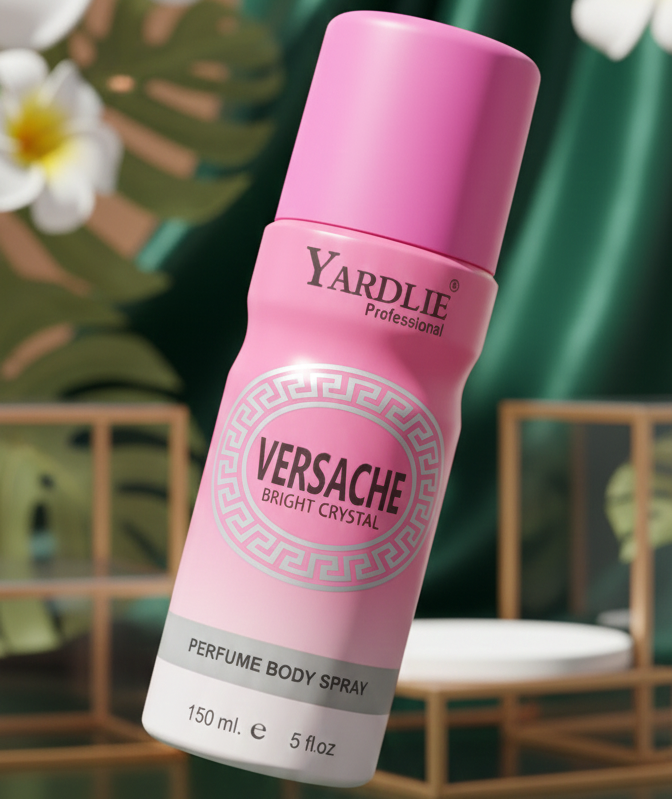 Yardlie Professional VERSACHE Inspired Body Spray (150ml): Luxurious, Long-Lasting Aromatic Deodorant for Men and Women