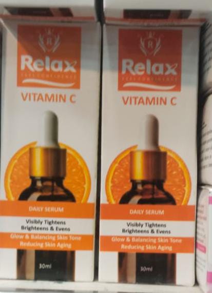 Relax Vitamin C Daily Serum 30ml – Skin Brightening, Dark Spot Reduction & Anti-Aging Glow Booster