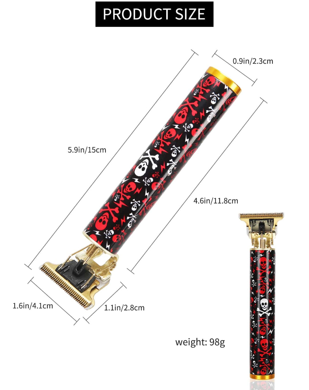 New Design Premium Hair Trimmer Rechargeable Metal Body For Men