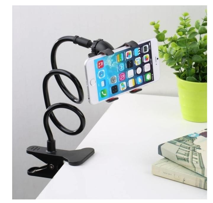 Flexible Snake Mobile Stand – Adjustable Lazy Phone Holder for Desk, Bed & Table | Random Color