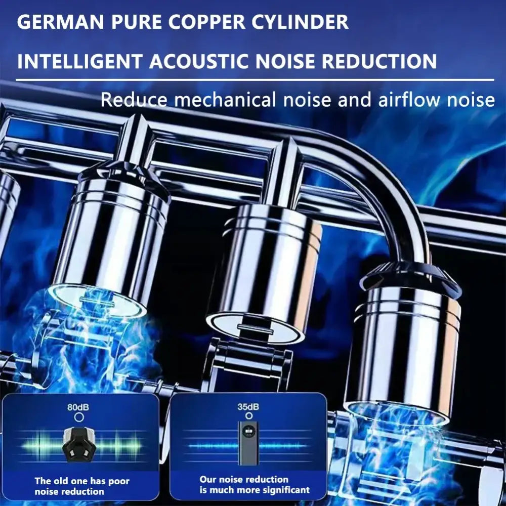 2in1 Wireless Car Air Compressor Rechargeable Portable Air Pump For Car Motorcycle Bike