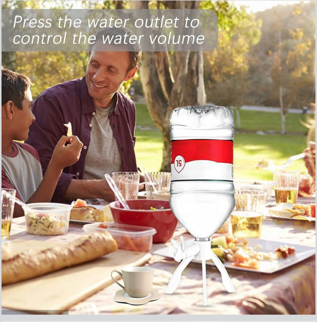 Luxury Portable Water Dispenser Stand – Easy Manual Drinking Water Pump for 5L Bottles