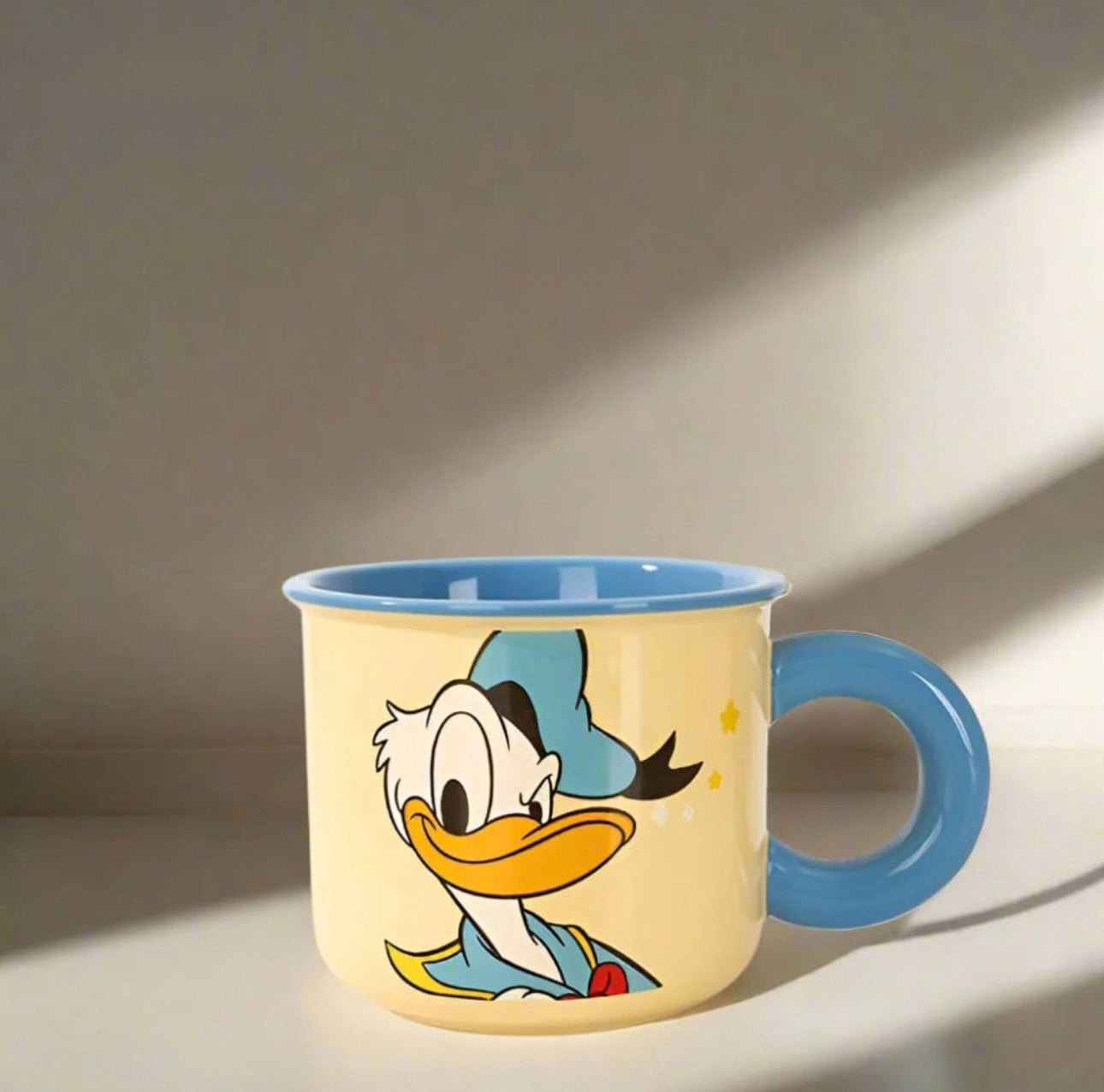 Disney Donald Duck Blue Ceramic Mug – Classic Character Drinkware