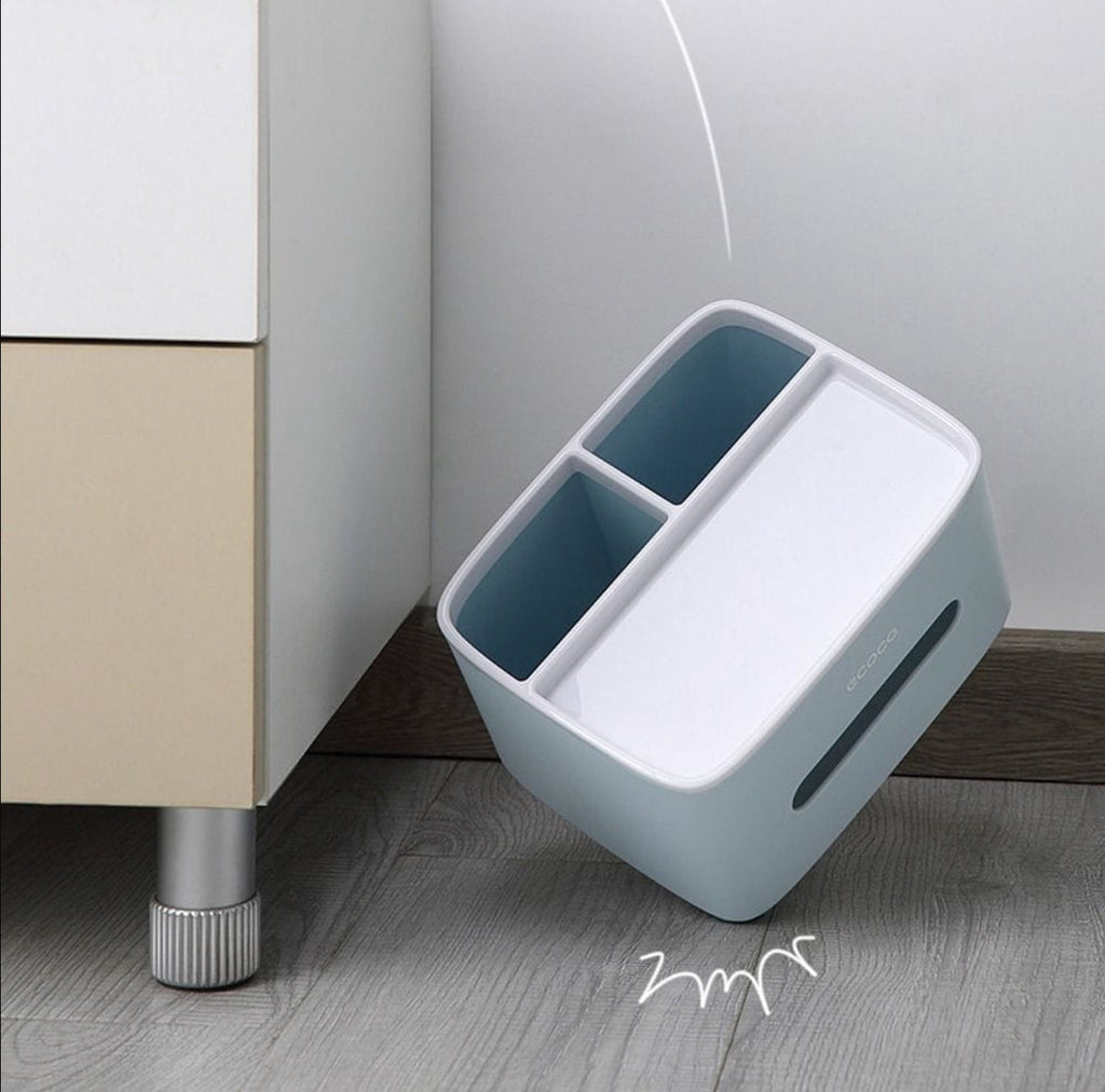 Luxury Multipurpose Tissue Box Organizer – Wall Mounted Storage with Compartments
