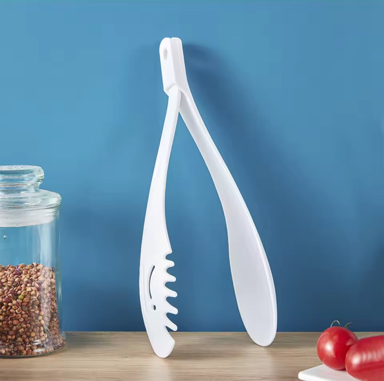 Multi-Purpose 2-in-1 Kitchen Tong & Spatula – Heat Resistant, Non-Stick, Food Serving Tool