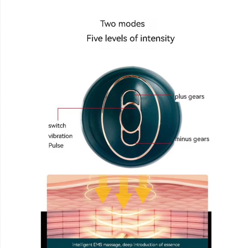 Luxury Electric Scalp & Body Massager – Rechargeable Deep Relaxation Device with Metal Massage Nodes