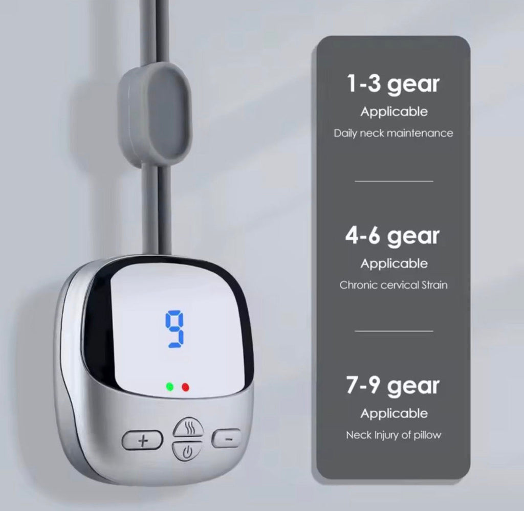 Smart Electric Neck Massager with Heat Therapy & Adjustable Intensity – Relaxation and Pain Relief Device