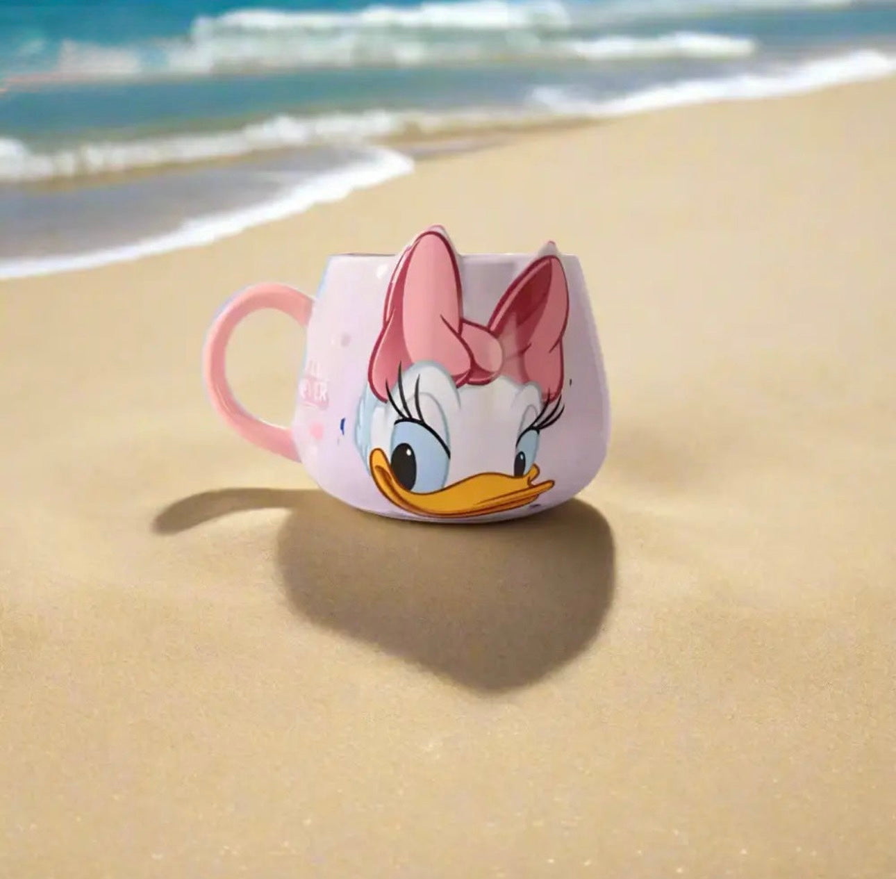 Disney Daisy Duck Round Ceramic Mug – Mickey & Friends Collection