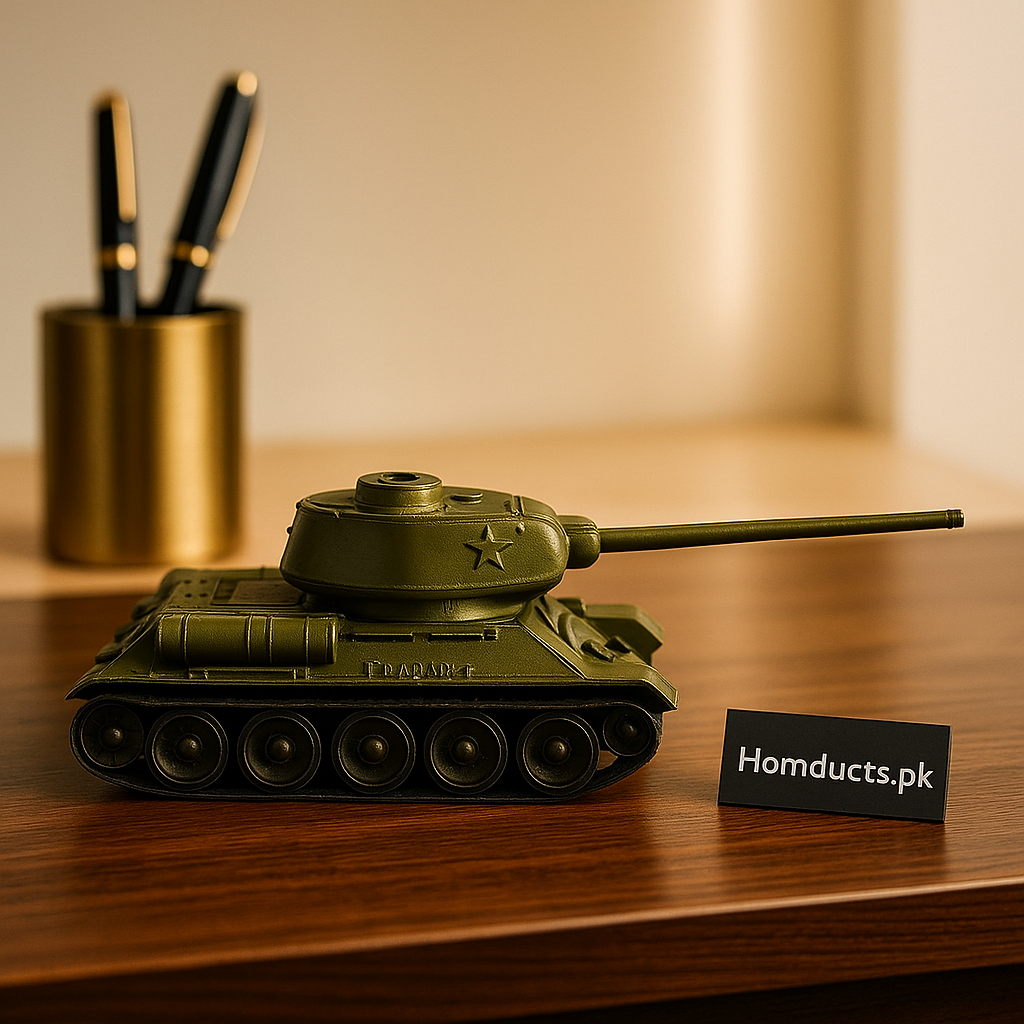 Classic Die-Cast Military Tank Model – High-Detail T-34 Inspired Collectible Toy