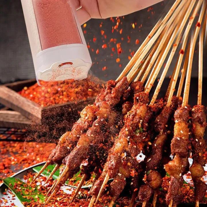 One-Click Smart Seasoning Dispenser – Easy Press Spice & Grain Container (Kitchen Storage Jar)