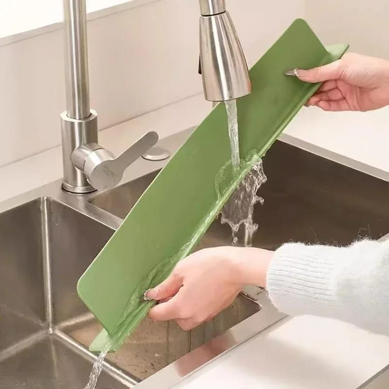 Luxury Suction Sink Water Blocking Plate – Premium Splash Guard for Kitchen Countertops