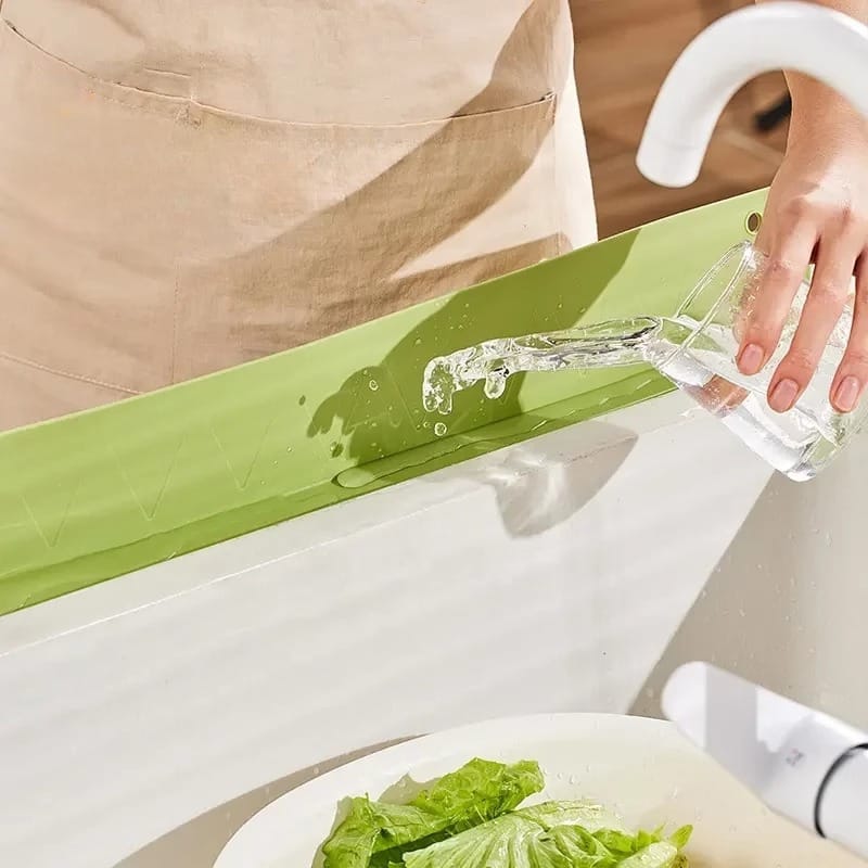 Luxury Suction Sink Water Blocking Plate – Premium Splash Guard for Kitchen Countertops