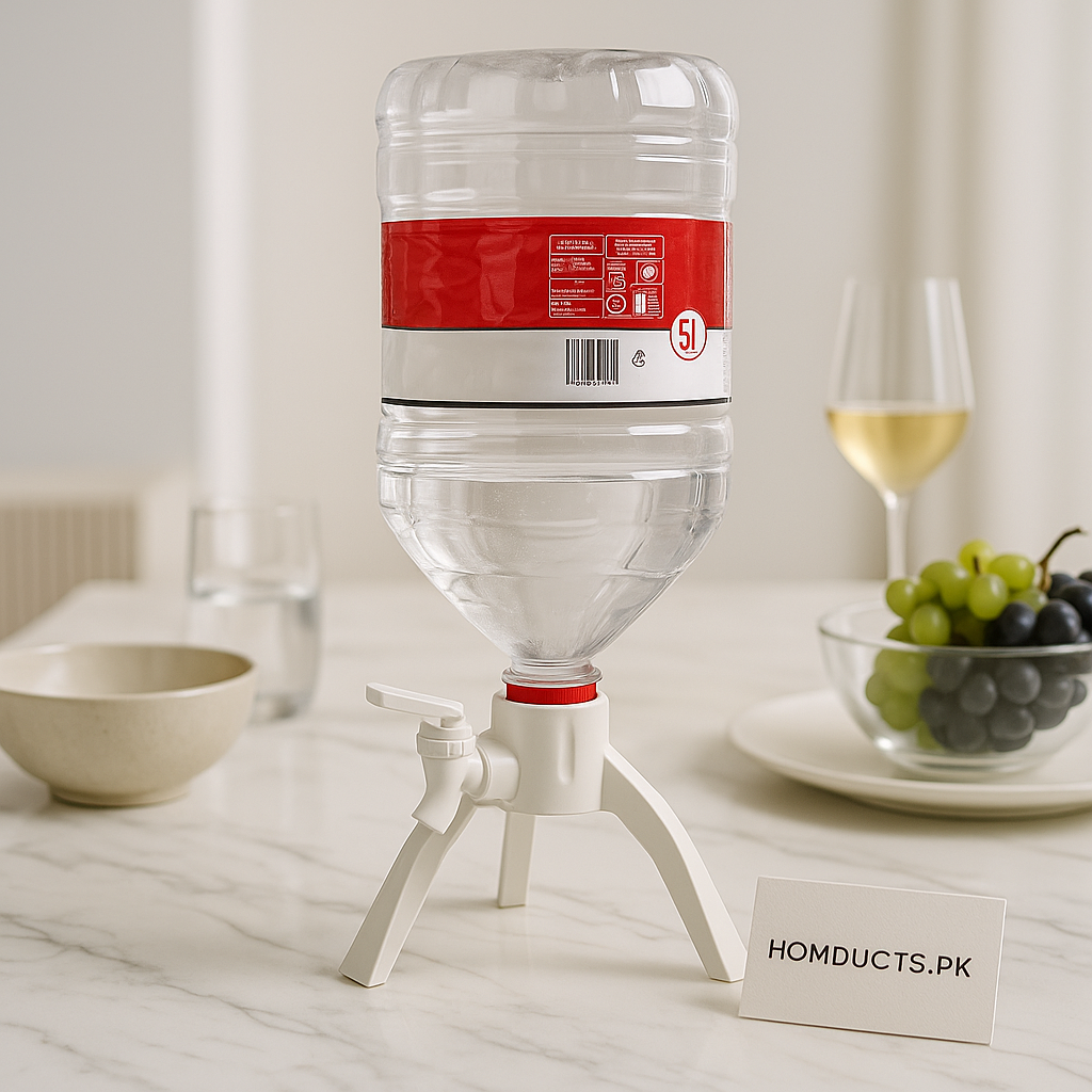 Luxury Portable Water Dispenser Stand – Easy Manual Drinking Water Pump for 5L Bottles