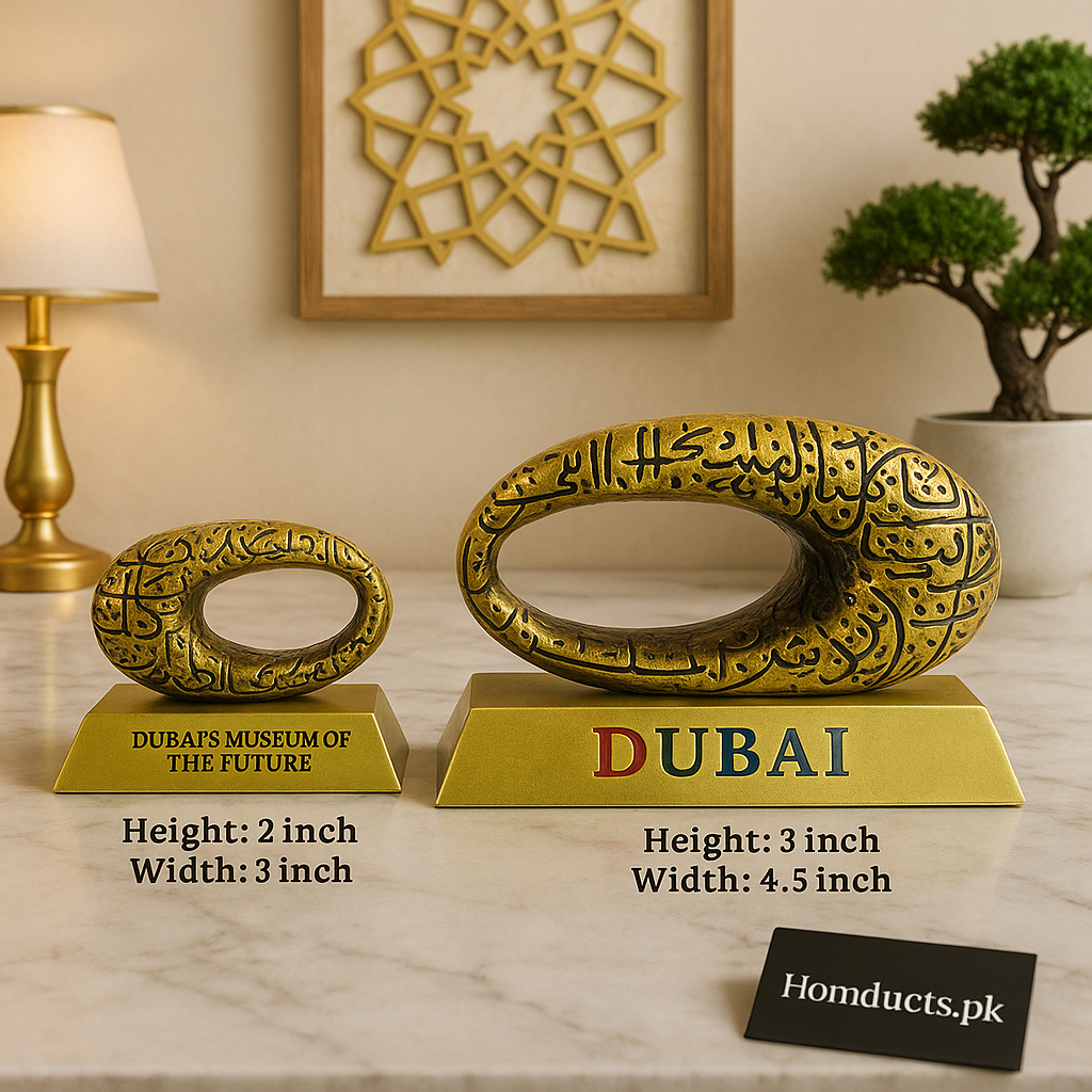 Dubai Museum of the Future Souvenir – Premium Golden Replica