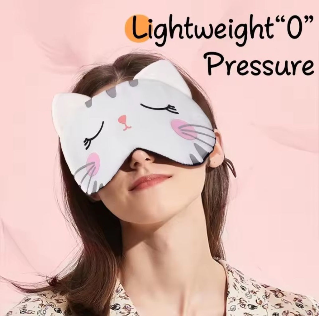 Cute Eye Sleeping Mask – Soft Plush Comfort for Deep, Relaxing Sleep