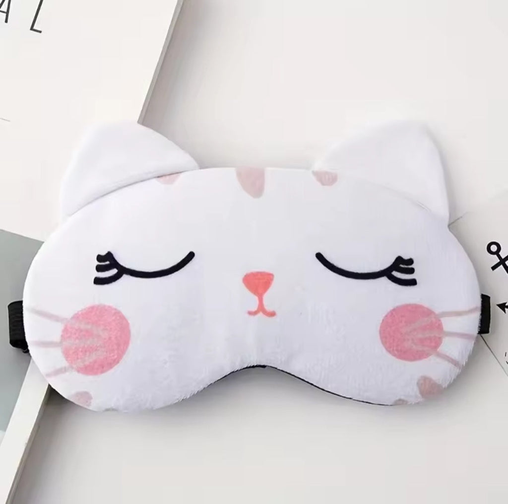 Cute Eye Sleeping Mask – Soft Plush Comfort for Deep, Relaxing Sleep