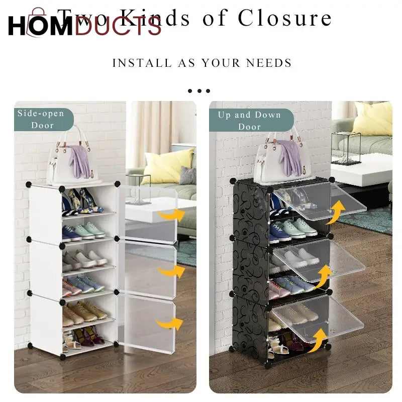 Attachable Cube Cabinets & Shoe rack