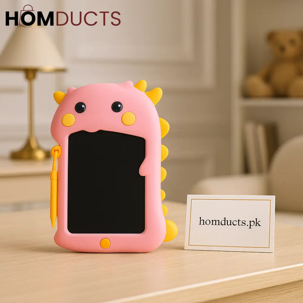 Cute Dragon LCD Writing Tablet – Eye Protection Digital Drawing & Learning Board for Kids