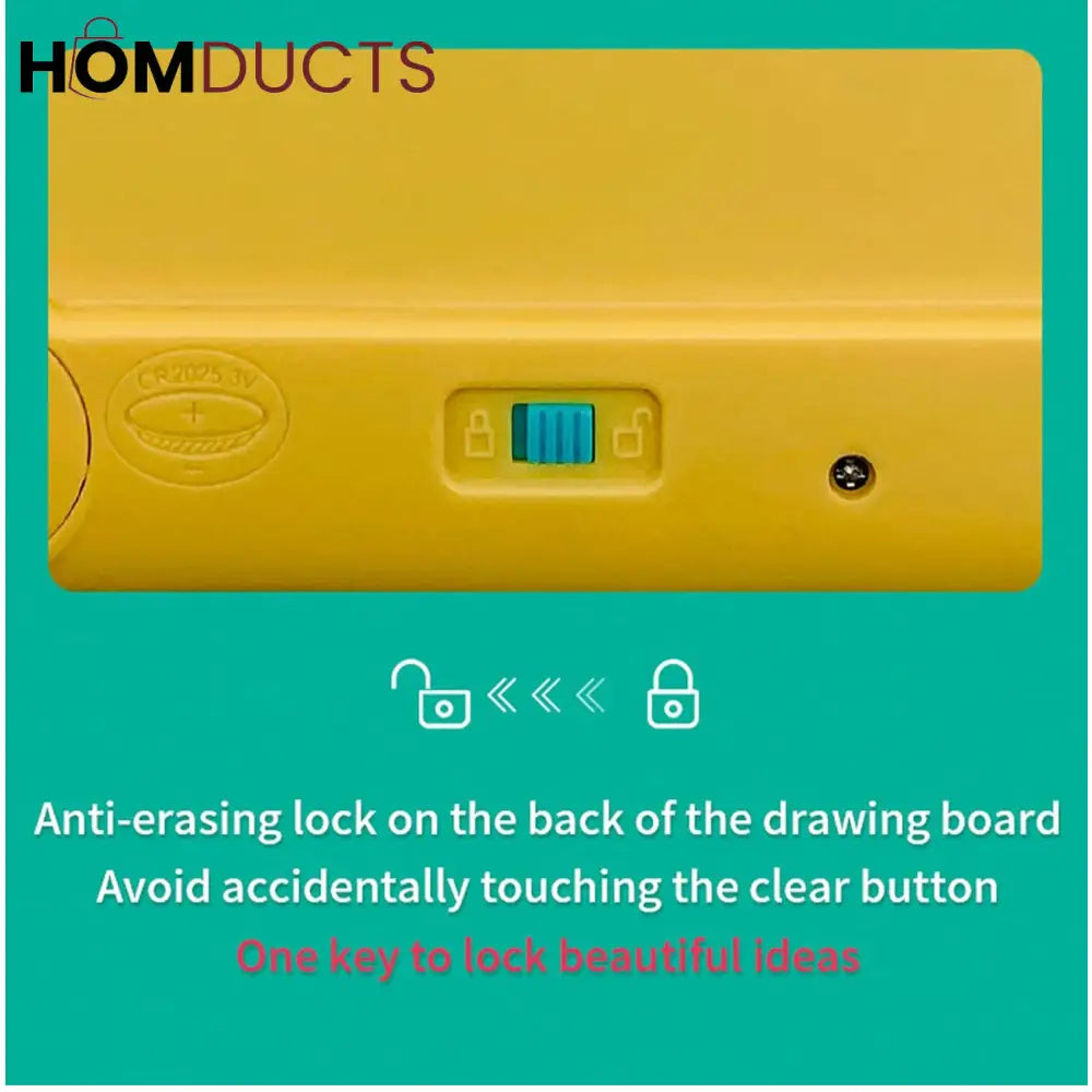 Cute Dragon LCD Writing Tablet – Eye Protection Digital Drawing & Learning Board for Kids