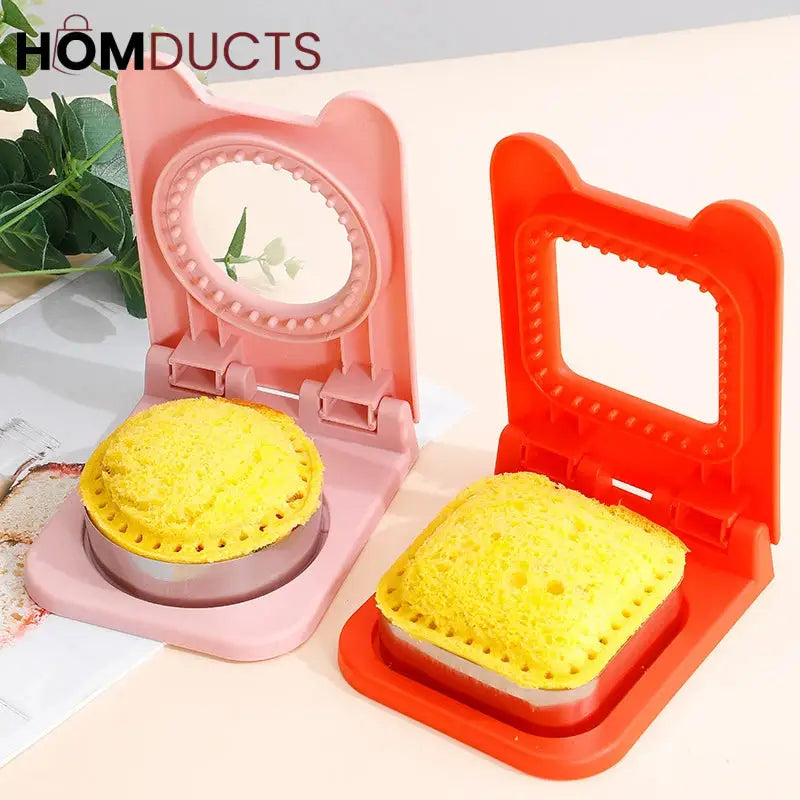 Cute Sandwich Bread Cutter & Sealer – Round & Square Shapes