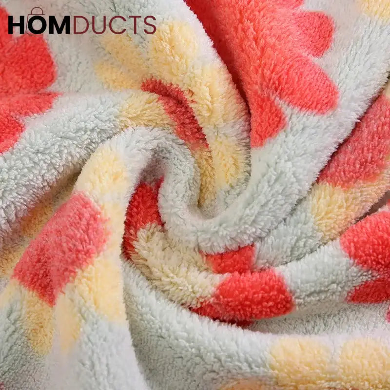 Floral Pattern Soft Cotton Face Towels – Absorbent & Quick-Dry Washcloths for Bathroom & Travel (Set of 5)