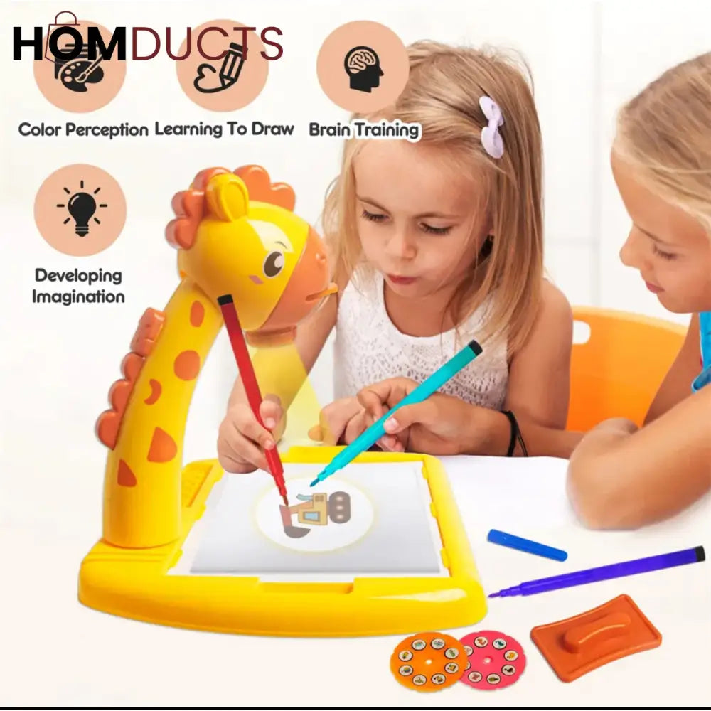 Giraffe Projector Drawing Table – Kids Creative Learning Toy