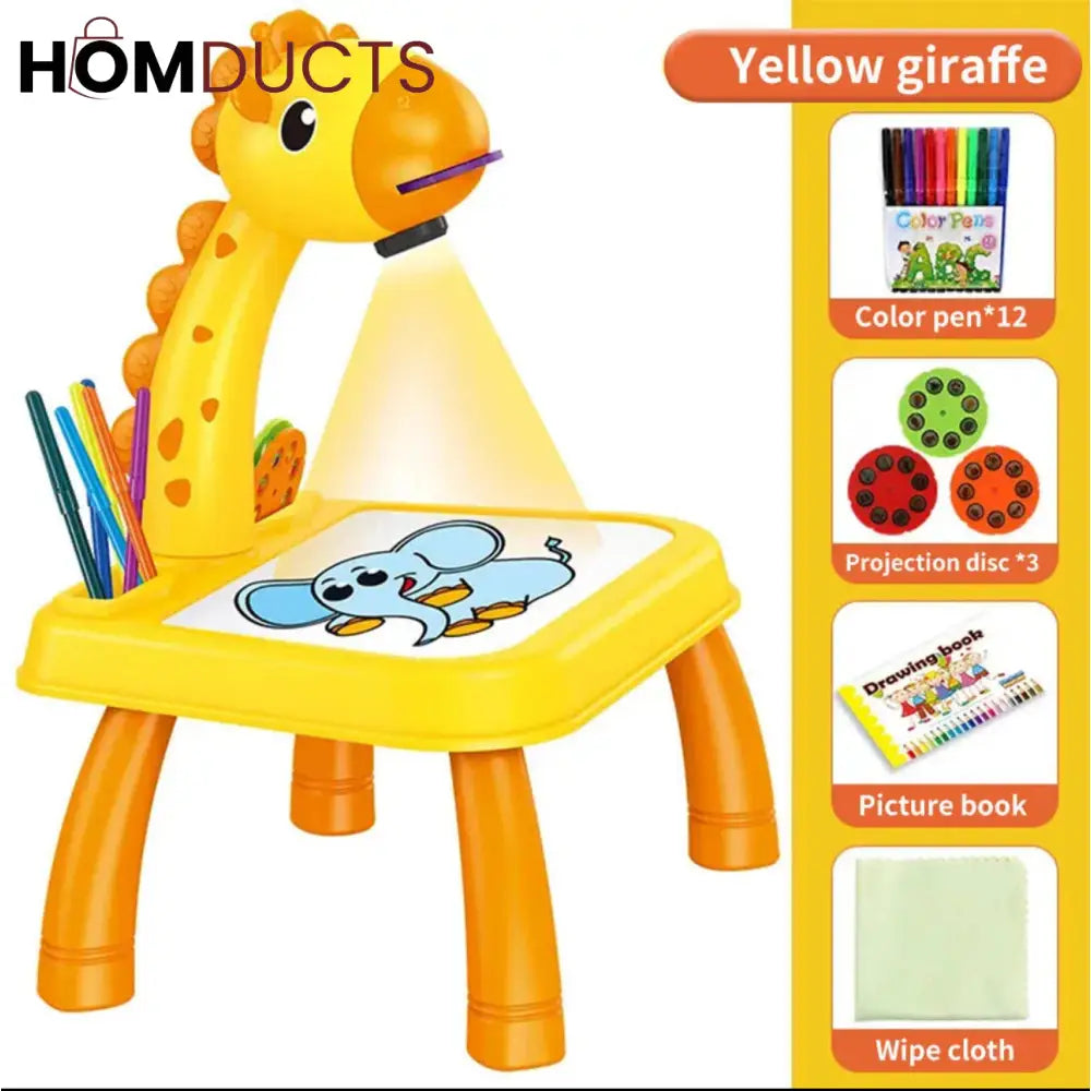 Giraffe Projector Drawing Table – Kids Creative Learning Toy