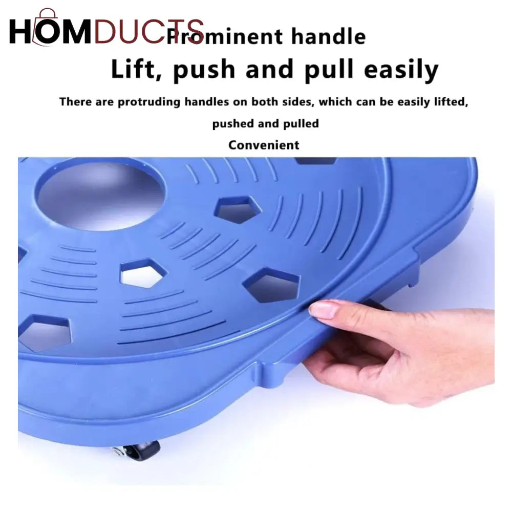 Heavy-Duty Gas Cylinder Trolley with 360° Rotating Wheels – Premium Anti-Rust Base Stand