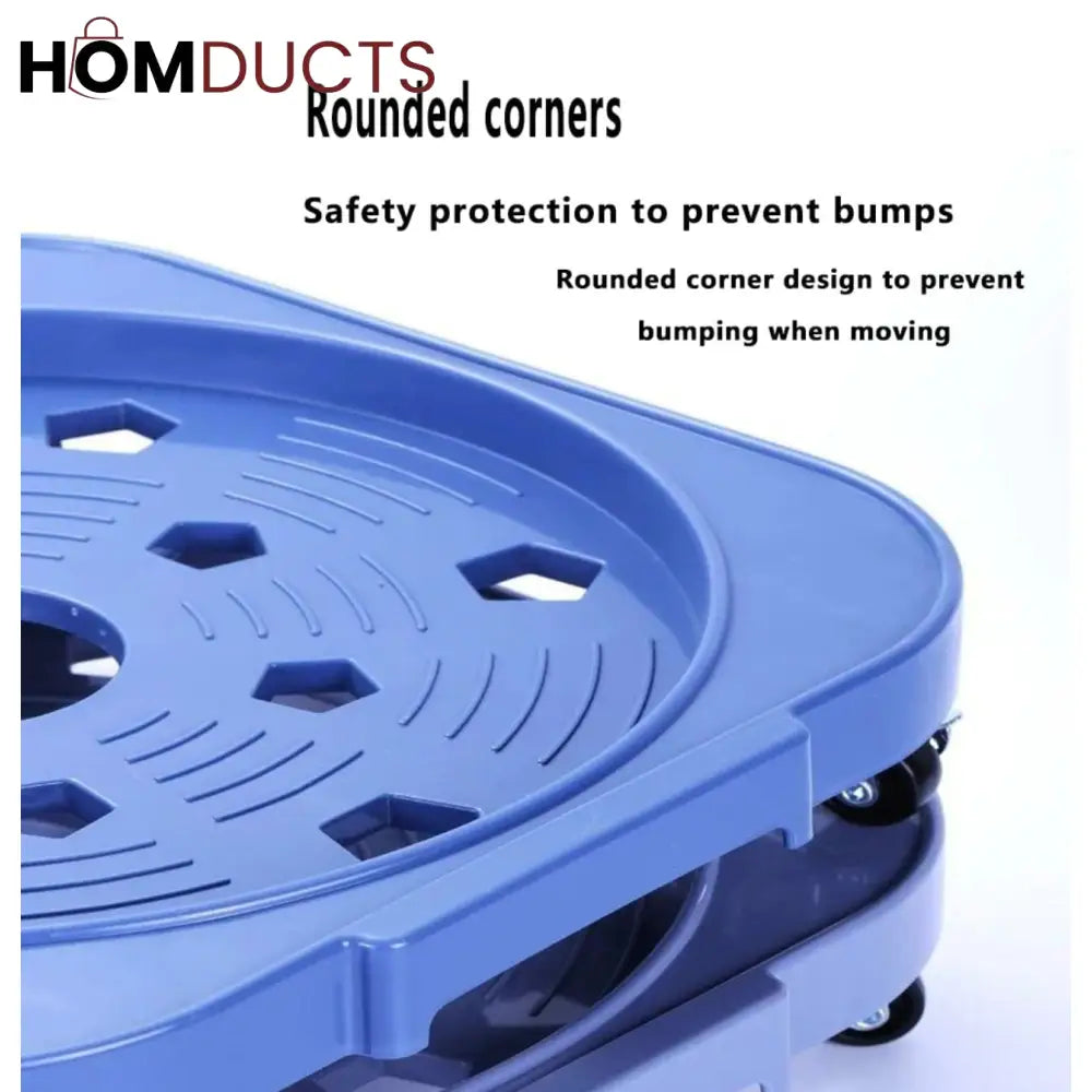 Heavy-Duty Gas Cylinder Trolley with 360° Rotating Wheels – Premium Anti-Rust Base Stand