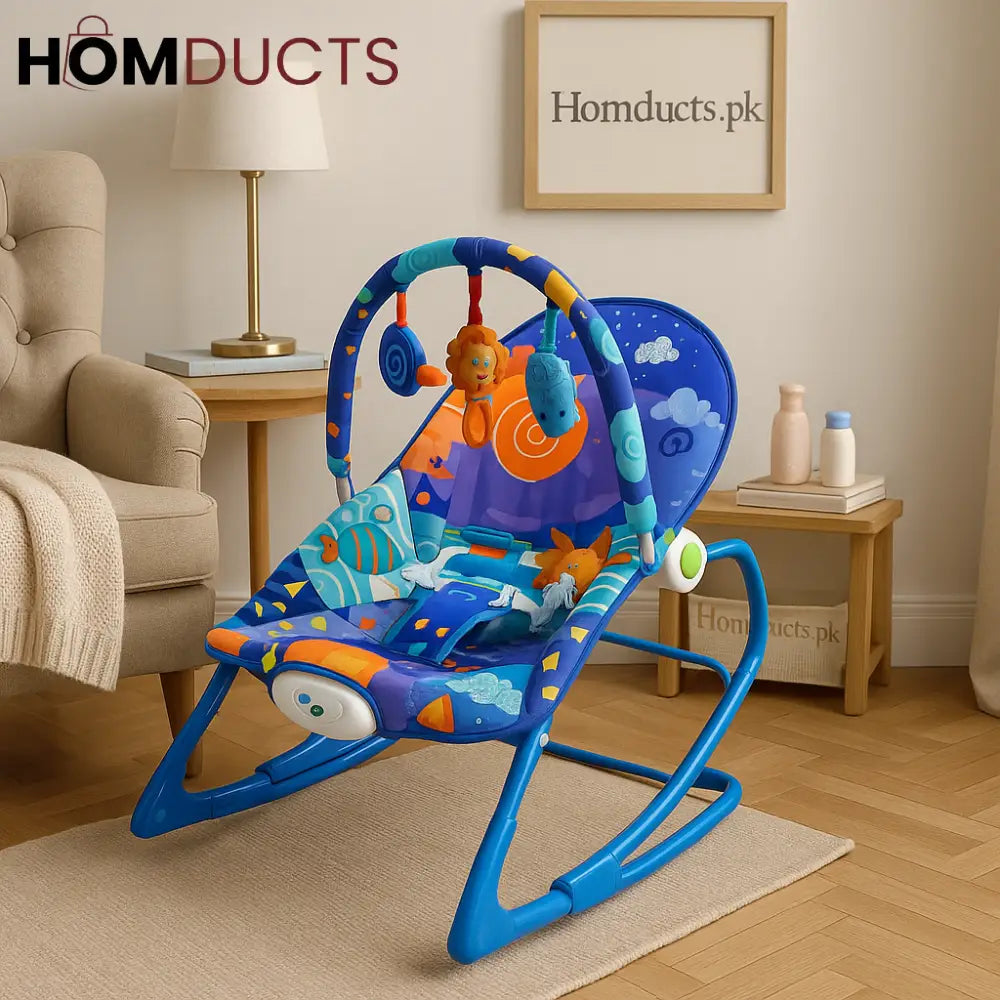 Infantes 3-in-1 Baby Rocker Seat with Music & Vibration