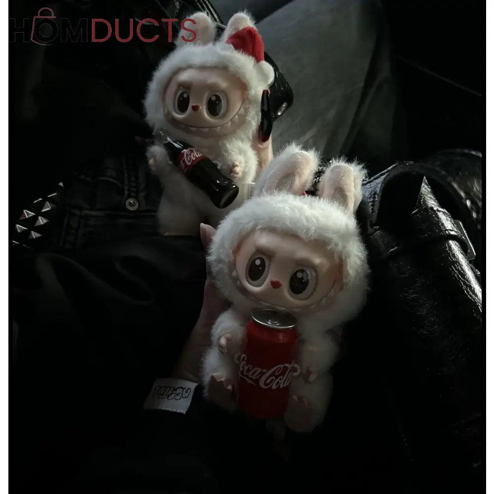 Labubu Coca-Cola Edition Plush Collectible Set – Bottle & Can Version