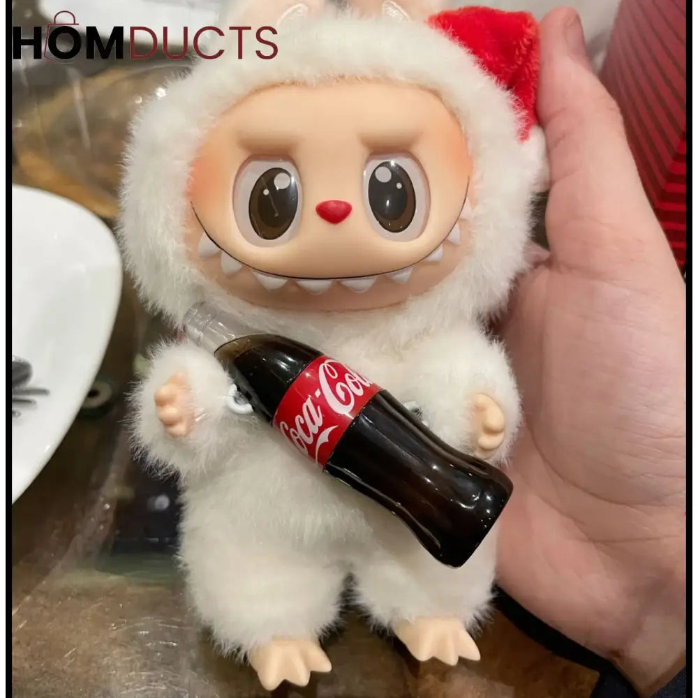 Labubu Coca-Cola Edition Plush Collectible Set – Bottle & Can Version