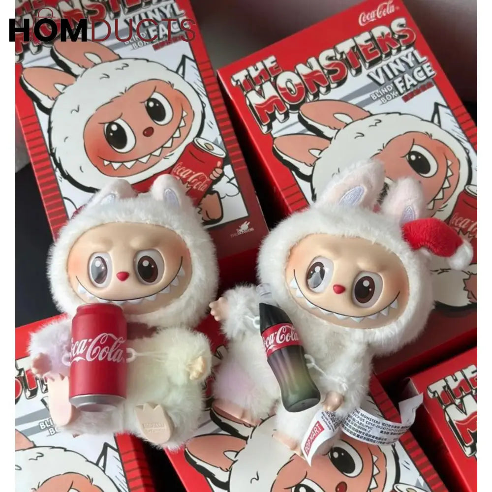 Labubu Coca-Cola Edition Plush Collectible Set – Bottle & Can Version