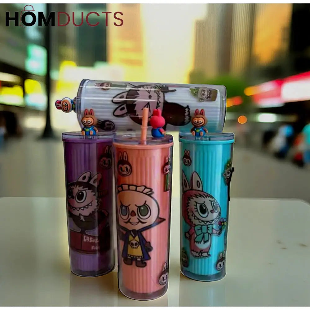 Labubu Travel Tumbler – Leakproof Insulated Water Bottle
