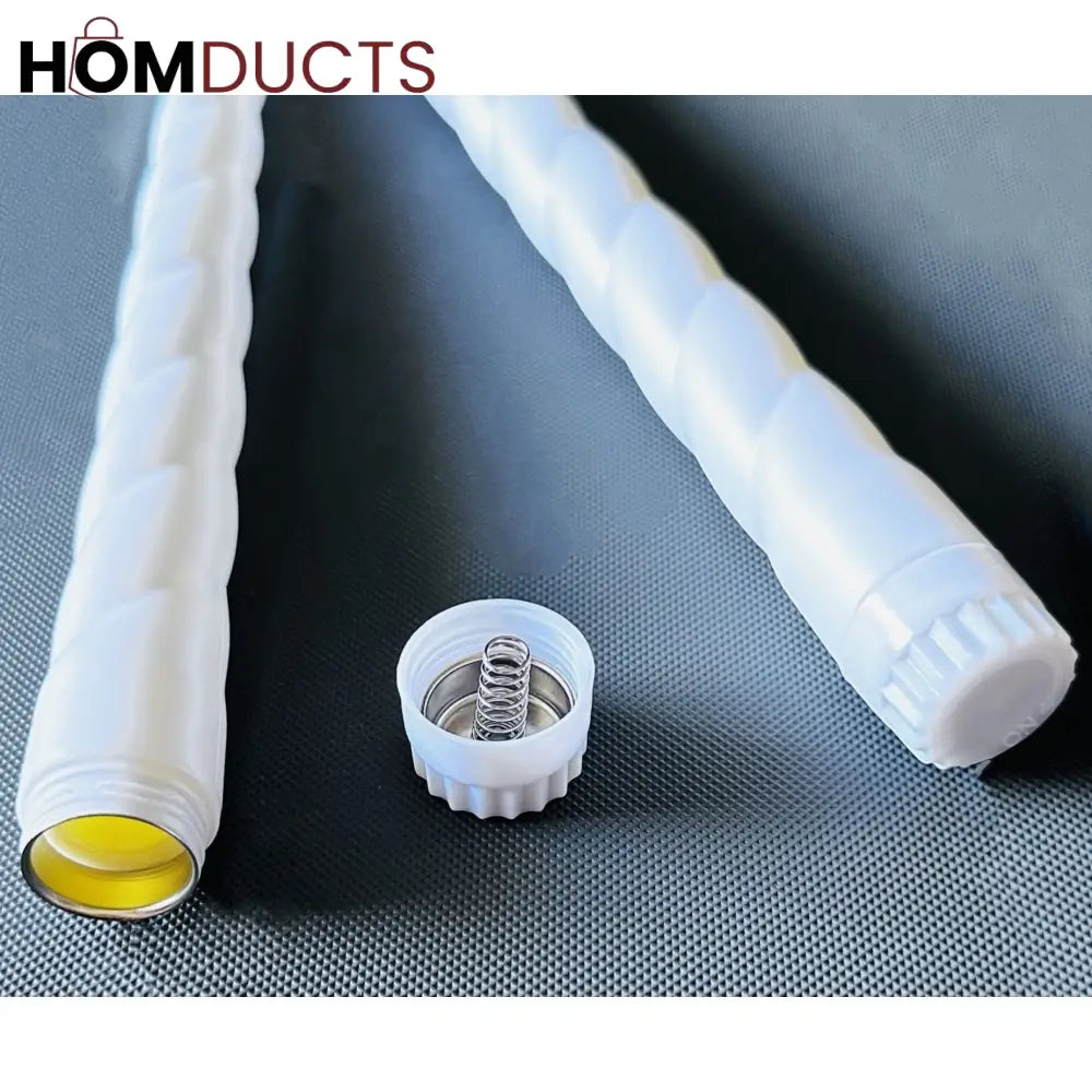 LED Twisted Taper Candle – 1pc Flameless Ivory Candle with Realistic Warm Glow