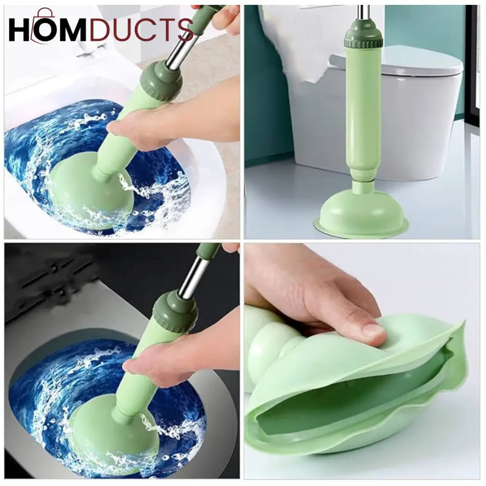 Luxury High-Pressure Toilet Plunger – Powerful Clog Remover for Easy Drain Cleaning