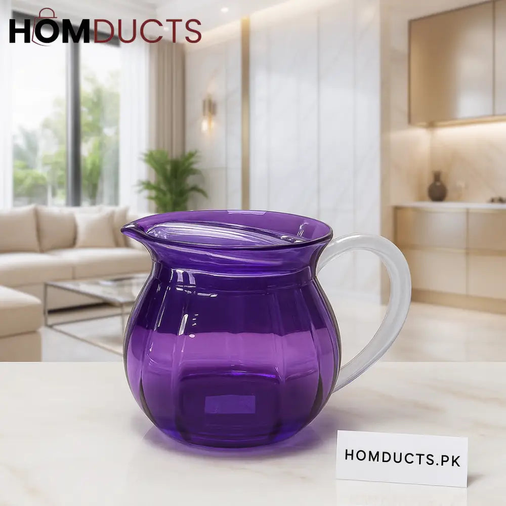 Luxury Purple Acrylic Water Pitcher – Premium Beverage Jug for Home & Kitchen