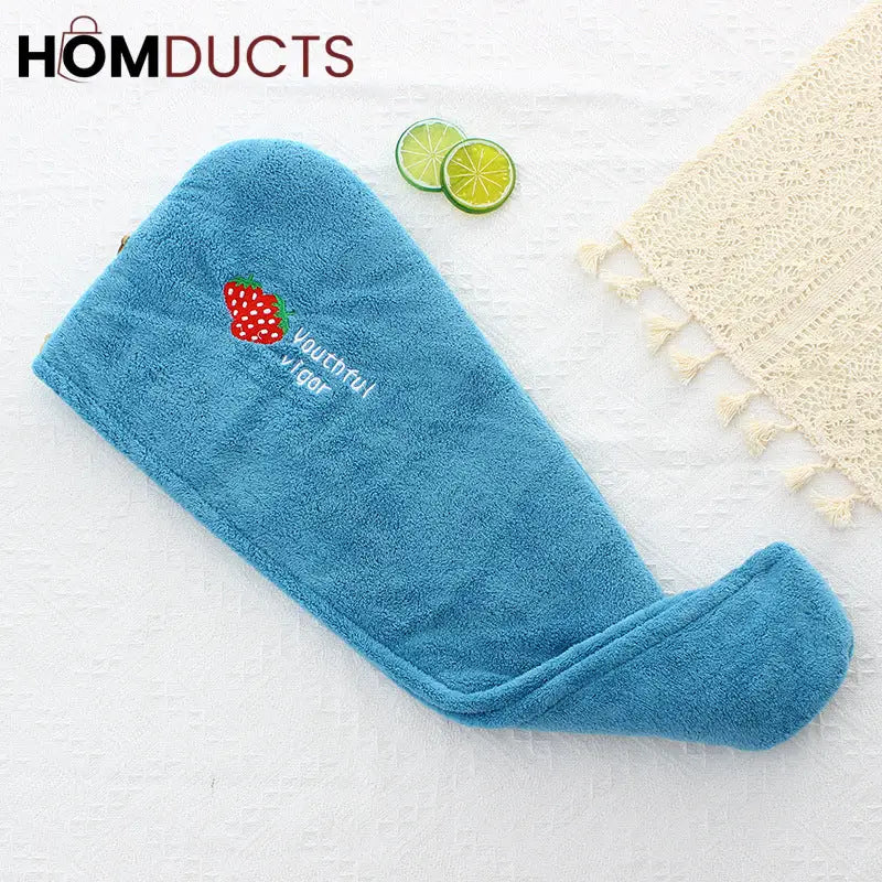 Microfiber Hair Drying Towel Wrap – Quick-Dry, Soft & Lightweight Turban for Women