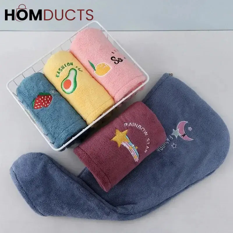 Microfiber Hair Drying Towel Wrap – Quick-Dry, Soft & Lightweight Turban for Women