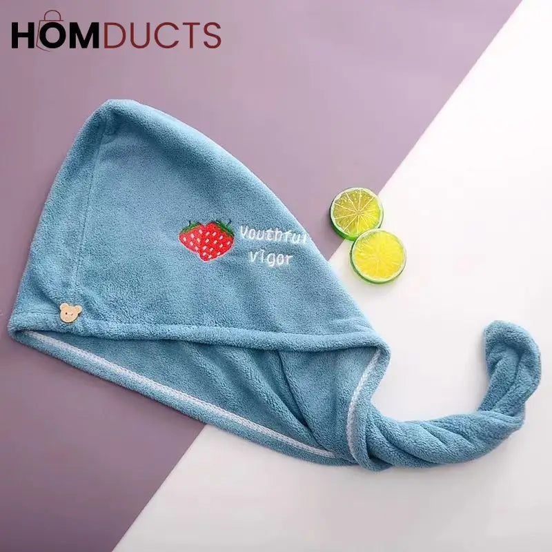 Microfiber Hair Drying Towel Wrap – Quick-Dry, Soft & Lightweight Turban for Women