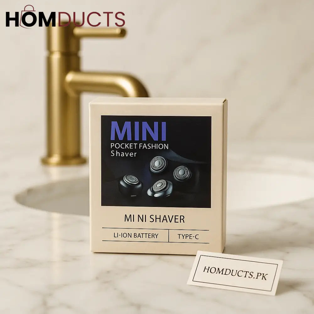 Mini Pocket Electric Shaver | Portable USB Type-C Rechargeable Razor
