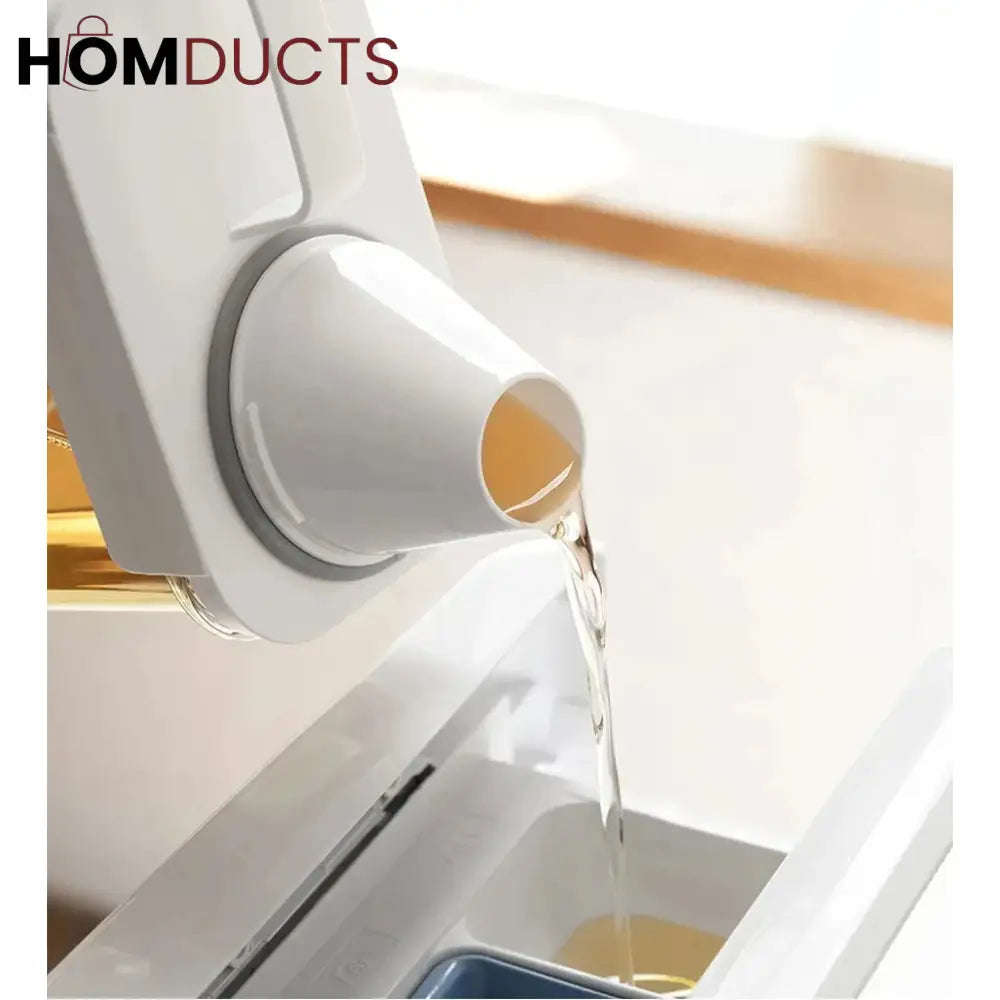 Smart Laundry Dispenser Set – Stackable Containers with Built-In precision Cup for Detergent & Softener